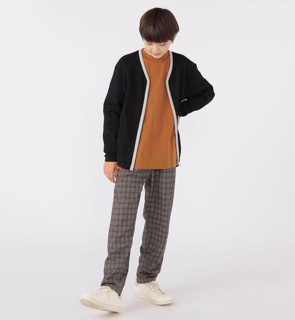 SHIPS KIDS「SHIPS KIDS:140～160cm / ワッフル カーディガン」|カーディガン|