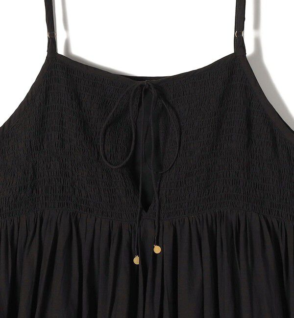 SHIPS for women「Fanaka:〈手洗い可能〉シャーリング キャミ ワンピース」|ワンピース|