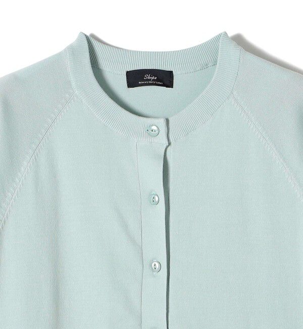 SHIPS for women「SHIPS Primary Navy Label:SUVIN クルーネック カーディガン（61.81）」|カーディガン|