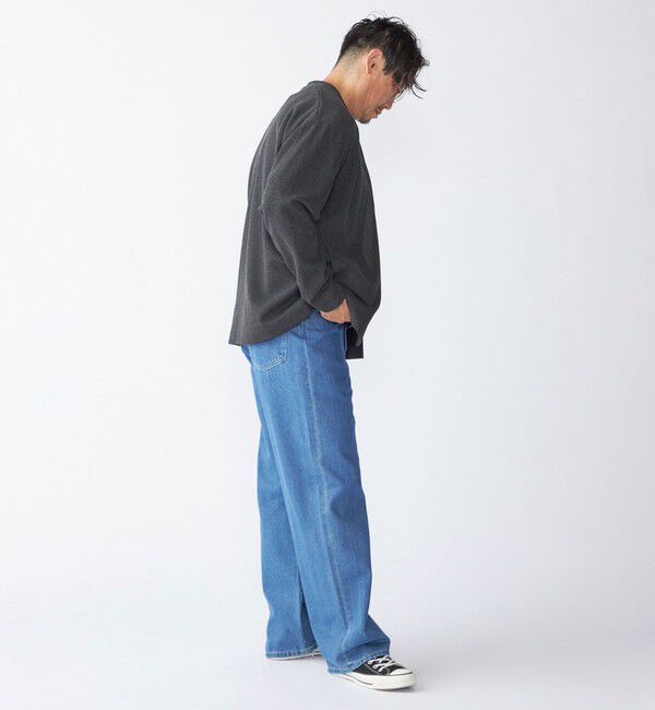 SHIPS「SHIPS:〈手洗い可能〉ドビー メッシュ ノーカラー カーディガン」|カーディガン|