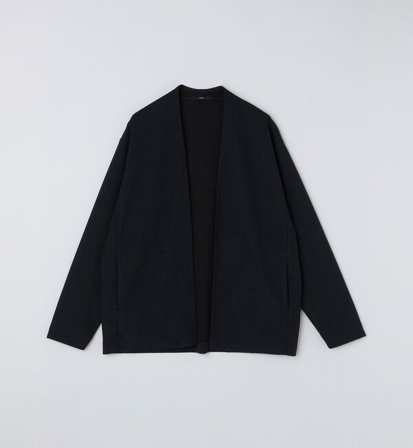 SHIPS「SHIPS:〈手洗い可能〉ドビー メッシュ ノーカラー カーディガン」|カーディガン|