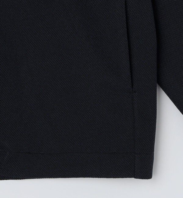 SHIPS「SHIPS:〈手洗い可能〉ドビー メッシュ ノーカラー カーディガン」|カーディガン|