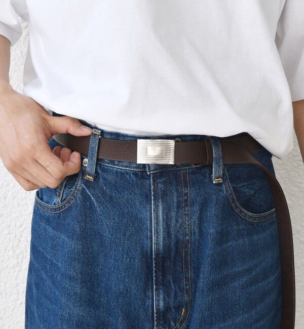 SHIPS any「SHIPS any: スライド バックル フリーサイズ レザー ベルト◇」|ベルト|