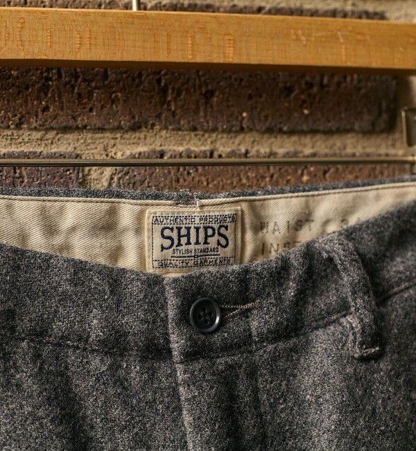 SHIPS「SHIPS: AUTHENTIC ウール チノ パンツ」|チノ|