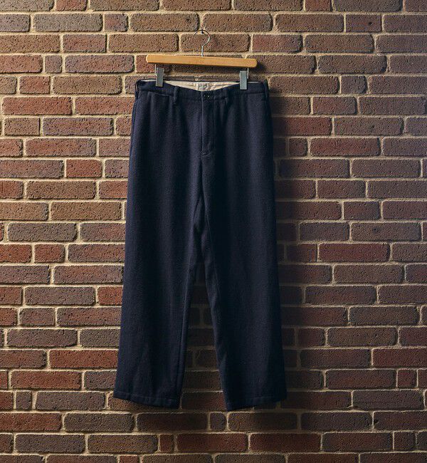 SHIPS「SHIPS: AUTHENTIC ウール チノ パンツ」|チノ|ネイビー