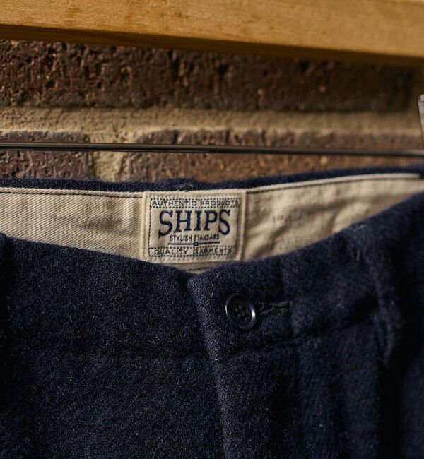 SHIPS「SHIPS: AUTHENTIC ウール チノ パンツ」|チノ|
