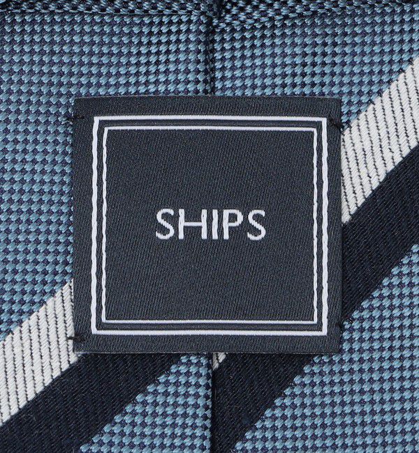 SHIPS「SHIPS: シルク バスケット レジメンタル ネクタイ」|ネクタイ・蝶ネクタイ|