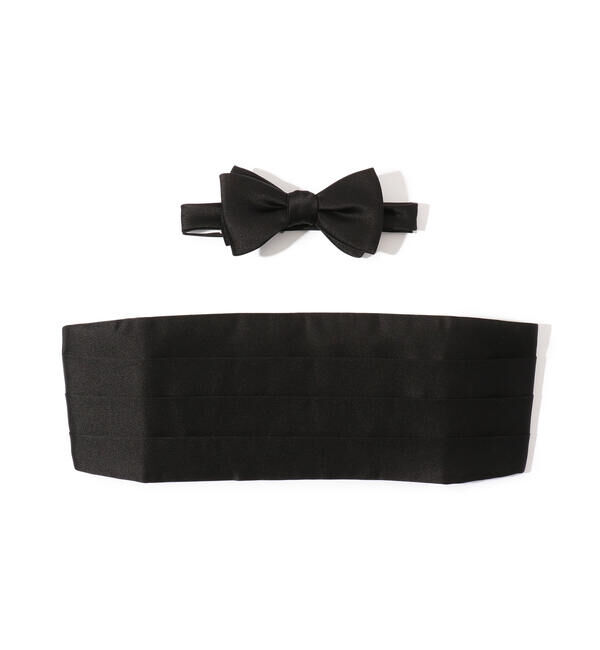 TOMORROWLAND GOODS「TOMORROWLAND シルク ボウタイ＆カマーバンド」|ネクタイ・蝶ネクタイ|19 ブラック