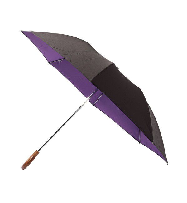 TOMORROWLAND GOODS「FOX UMBRELLAS ダブルフェイス アンブレラ」|傘|78 ダークパープル系