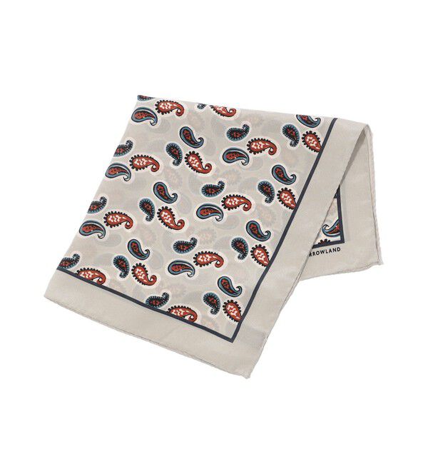 TOMORROWLAND GOODS「TOMORROWLAND MADE IN ITALY ペイズリー シルクポケットチーフ」|バンダナ・スカーフ|