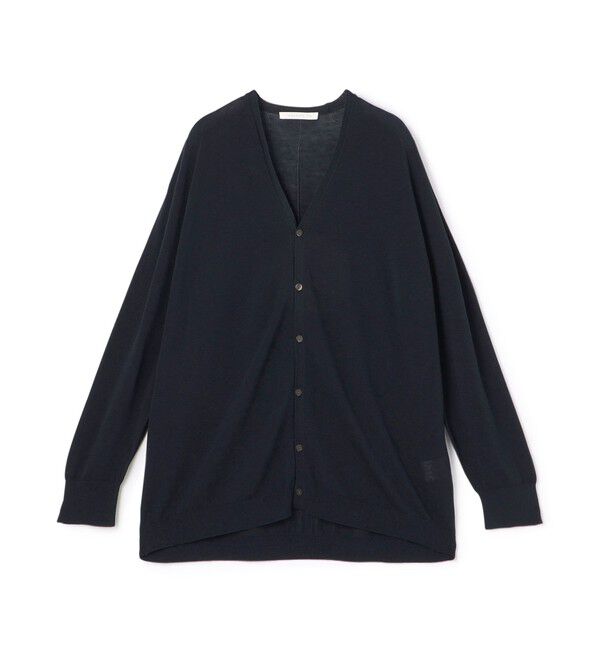 GALERIE VIE「ガーゼコットン Vネックカーディガン」|カーディガン|69 ネイビー