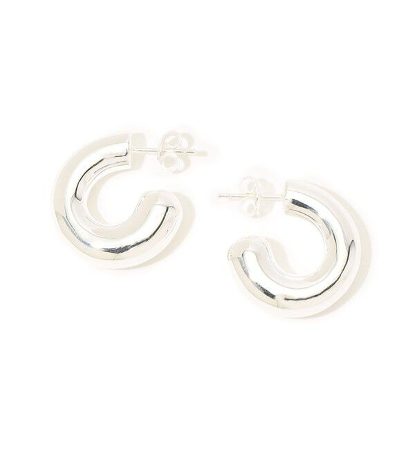 TOMORROWLAND GOODS「LIE STUDIO Rose シルバーピアス」|ピアス|