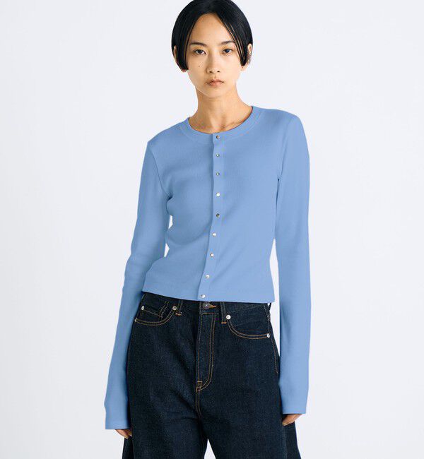 Edition「コットンモダールフライス カーディガン」|カーディガン|