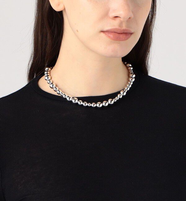 TOMORROWLAND GOODS「LIE STUDIO THE ELLY ボールチェーンネックレス」|ネックレス|