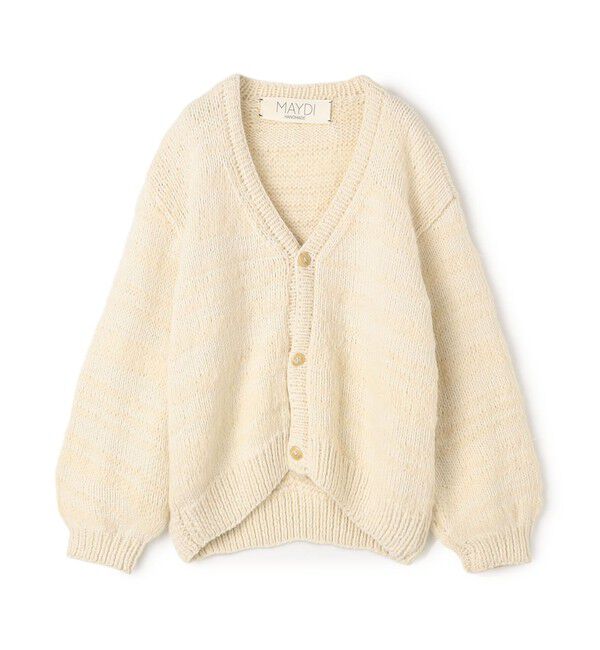 TOMORROWLAND GOODS「MAYDI AROMA Vネックカーディガン」|カーディガン|11 ホワイト