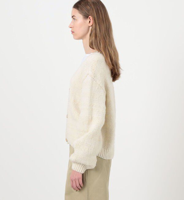 TOMORROWLAND GOODS「MAYDI AROMA Vネックカーディガン」|カーディガン|