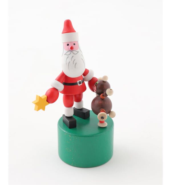 journal standard Furniture「【DETOA/デトア】Wooden Push Up Toy Santa&Teddy Bear　プッシュトイ」|その他|