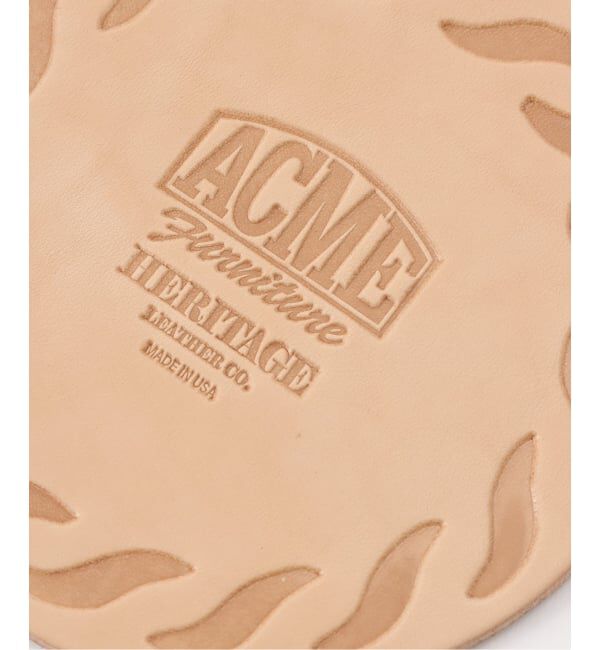 ACME「【HELITAGE LEATHER】ACME別注 LEATHER COASTER　コースター」|食器・キッチングッズ|