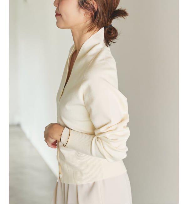 Plage「LE PETIT PULLE / ル プティ プレ 別注 TULIP COLLAR カーディガン」|カーディガン|