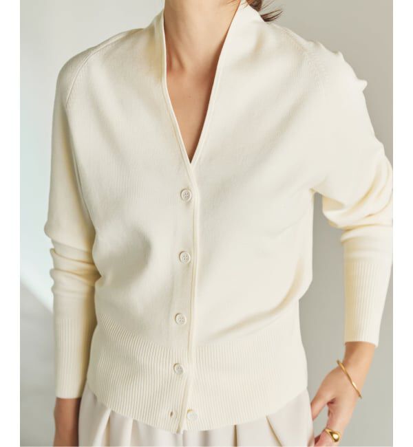 Plage「LE PETIT PULLE / ル プティ プレ 別注 TULIP COLLAR カーディガン」|カーディガン|
