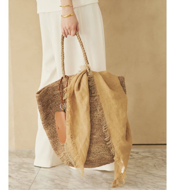 Plage「《追加予約》RAFFIA BASKET バッグ」|かごバッグ|