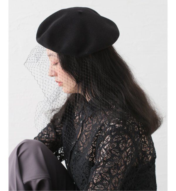 IENA LA BOUCLE「LAULHERE/ロレール チュールベレー LAU00581/582」|ハンチング・ベレー帽|