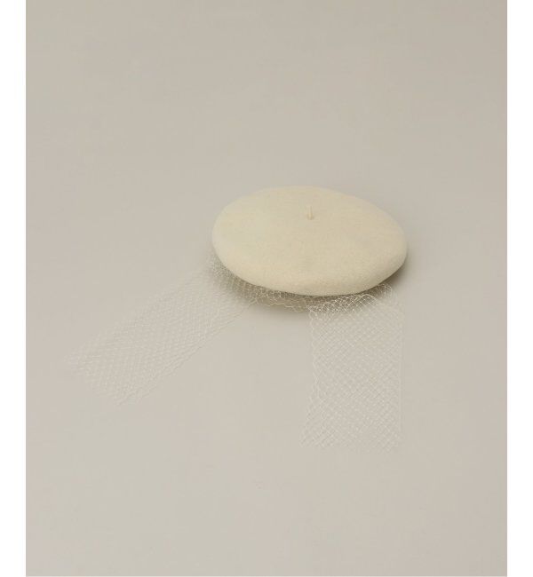 IENA LA BOUCLE「LAULHERE/ロレール チュールベレー LAU00581/582」|ハンチング・ベレー帽|ナチュラル