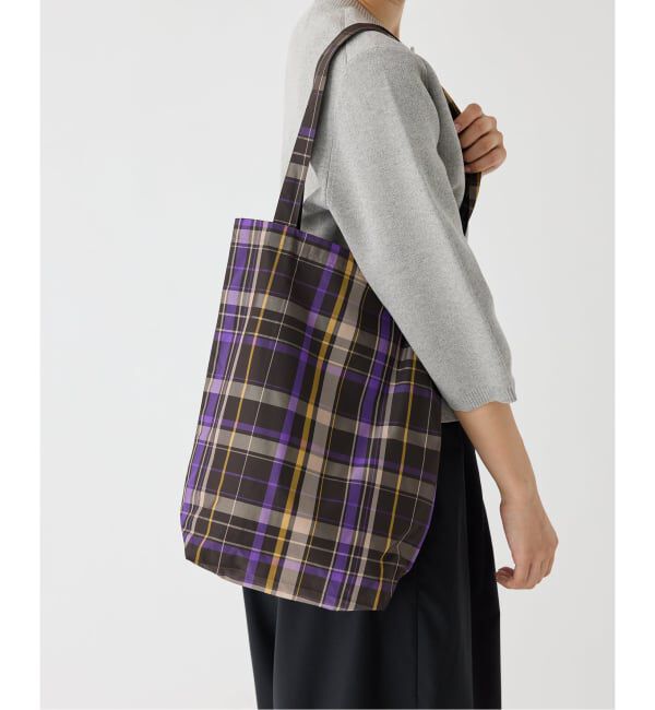 IENA「GRUPPOCINQUEカラーチェックトート」|トートバッグ|