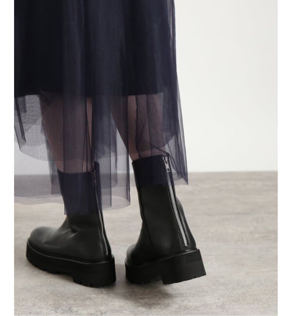 VERMEIL par iena「《追加2》CAMINANDO カミナンド 別注 ウシロZIPブーツ」|ショートブーツ|