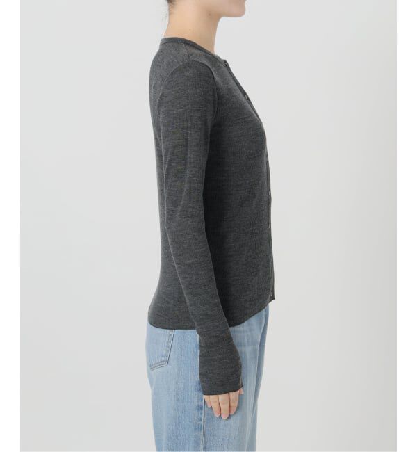 IENA LA BOUCLE「IENA LA BOUCLE ウールテレコカーディガン」|カーディガン|