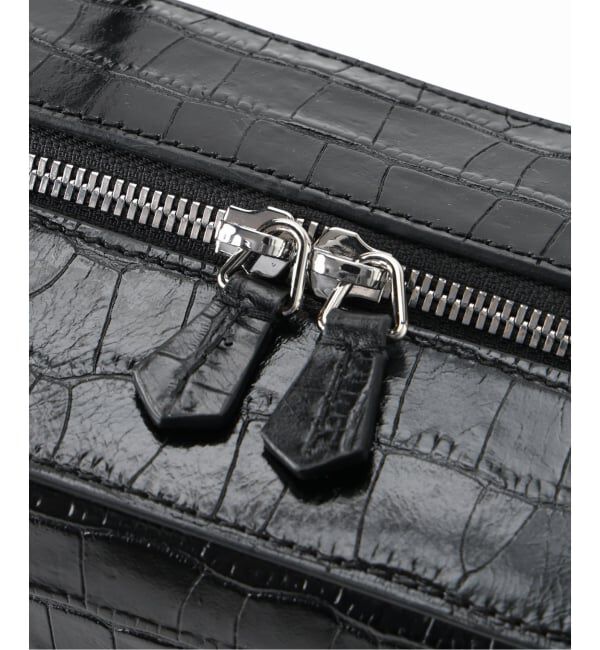 VERMEIL par iena「MAISON CANAU メゾン カナウ ボックスボストンL別注クロコ型押し」|トートバッグ|