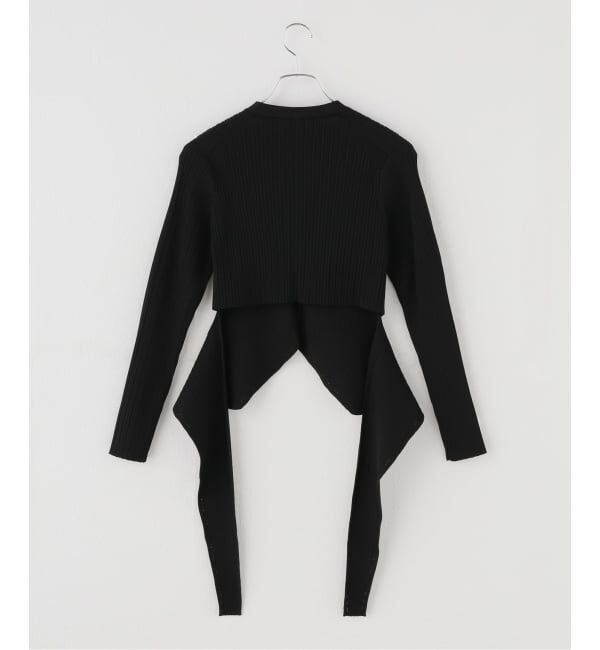 IENA LA BOUCLE「Venit/ヴェニット アセテートコットンリブニットカーディガン VEK-7607-A」|カーディガン|