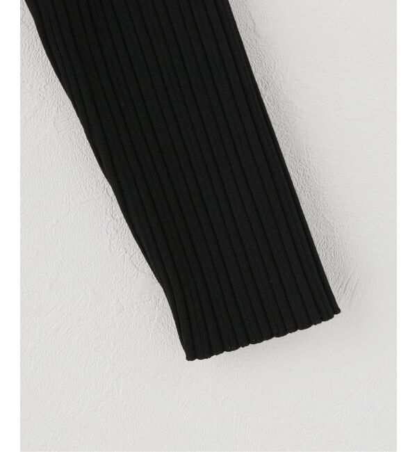 IENA LA BOUCLE「Venit/ヴェニット アセテートコットンリブニットカーディガン VEK-7607-A」|カーディガン|