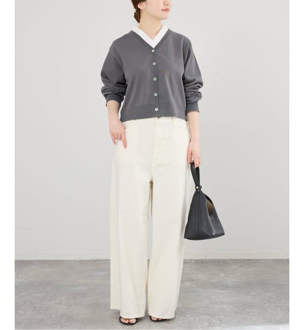 IENA「ウォッシャブル 2WAYフリルニットカーディガン」|カーディガン|