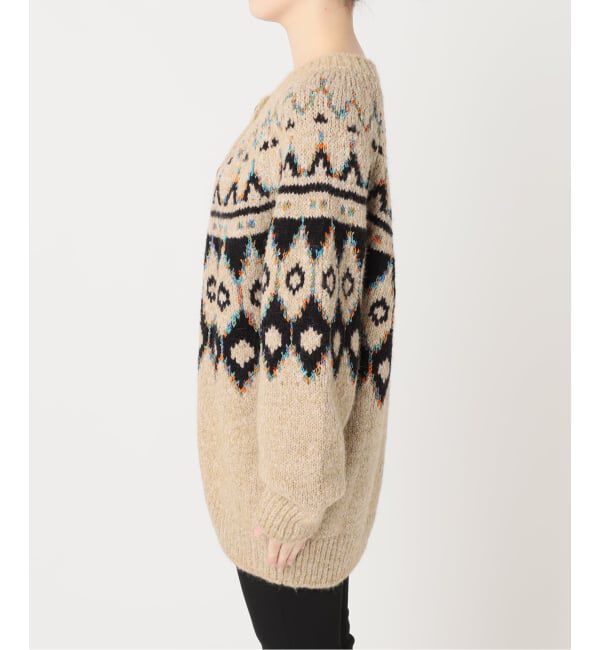 JOURNAL STANDARD「【GREEN BUTTER/グリーンバター】ALPACA NORDIC CARDIGAN」|カーディガン|