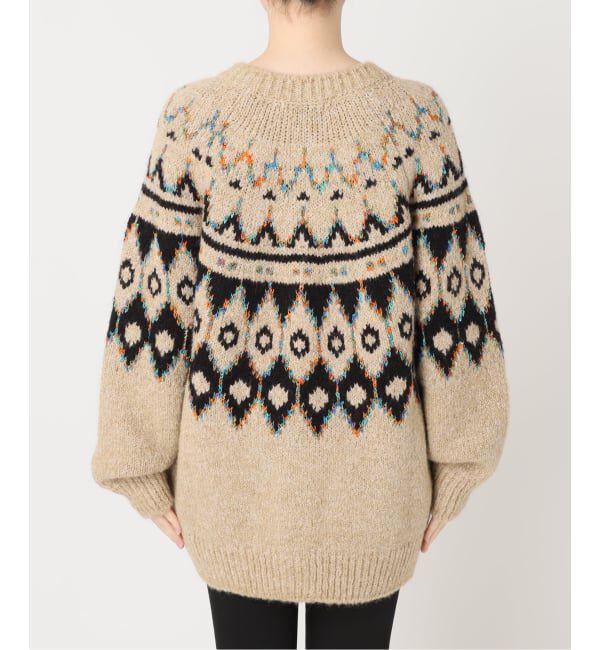 JOURNAL STANDARD「【GREEN BUTTER/グリーンバター】ALPACA NORDIC CARDIGAN」|カーディガン|