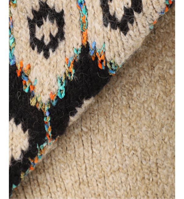 JOURNAL STANDARD「【GREEN BUTTER/グリーンバター】ALPACA NORDIC CARDIGAN」|カーディガン|