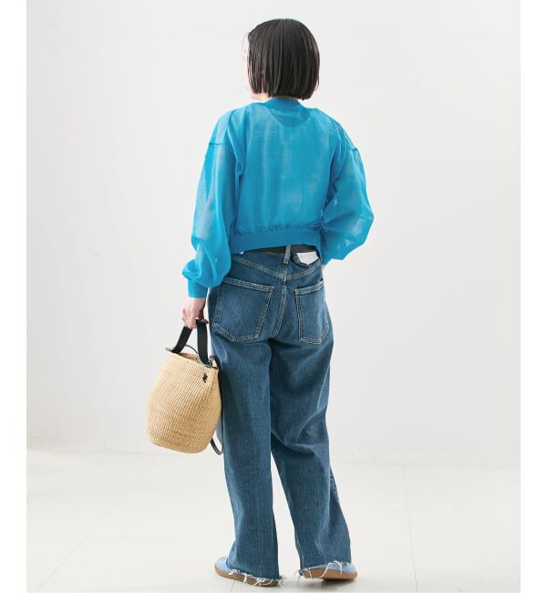 journal standard L'essage「【JANE SMITH/ジェーンスミス】16G SHEER SHORTカーディガン」|カーディガン|