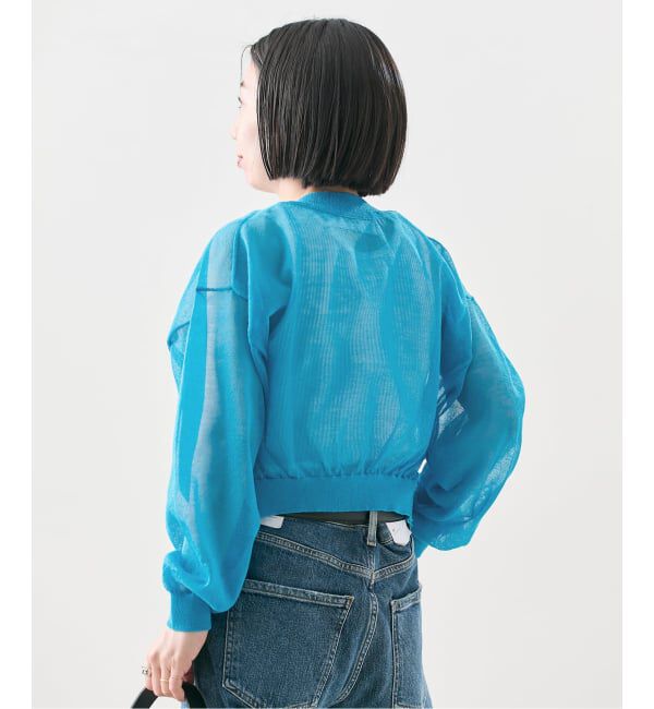 journal standard L'essage「【JANE SMITH/ジェーンスミス】16G SHEER SHORTカーディガン」|カーディガン|