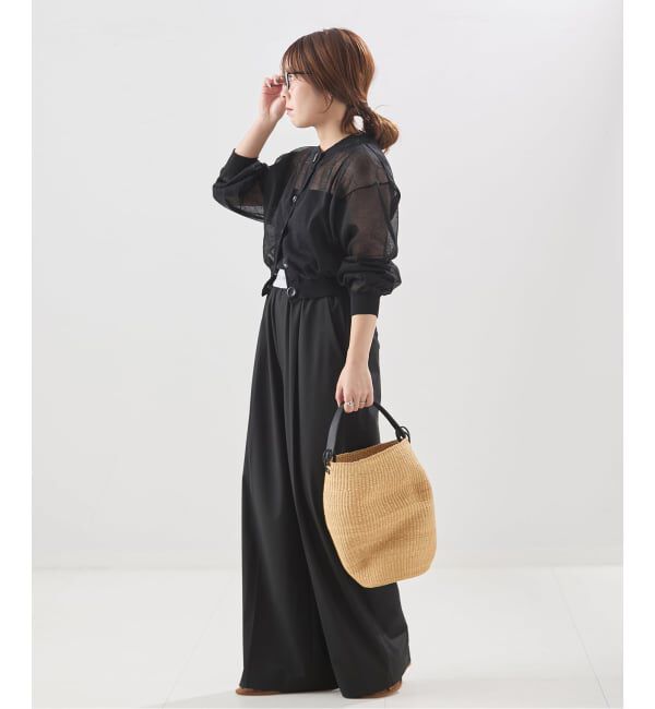 journal standard L'essage「【JANE SMITH/ジェーンスミス】16G SHEER SHORTカーディガン」|カーディガン|