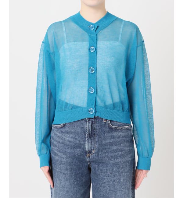 journal standard L'essage「【JANE SMITH/ジェーンスミス】16G SHEER SHORTカーディガン」|カーディガン|