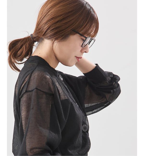 journal standard L'essage「【JANE SMITH/ジェーンスミス】16G SHEER SHORTカーディガン」|カーディガン|