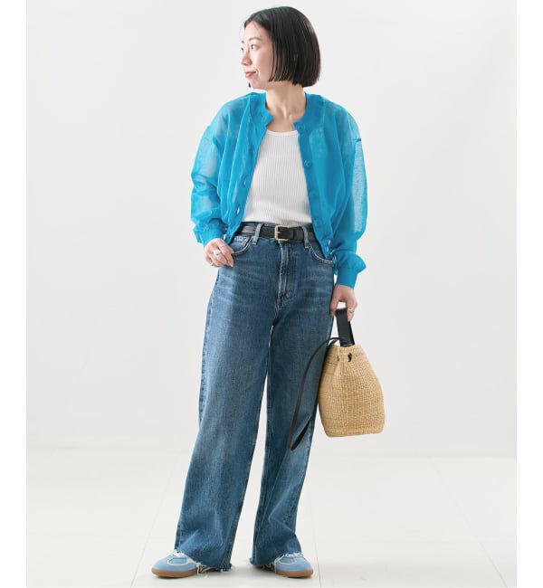 journal standard L'essage「【JANE SMITH/ジェーンスミス】16G SHEER SHORTカーディガン」|カーディガン|