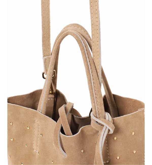 JOURNAL STANDARD relume「《予約》【MARLON FIRENZE/マルロン】SHOPPER MINI STUDS SUEDE」|トートバッグ|