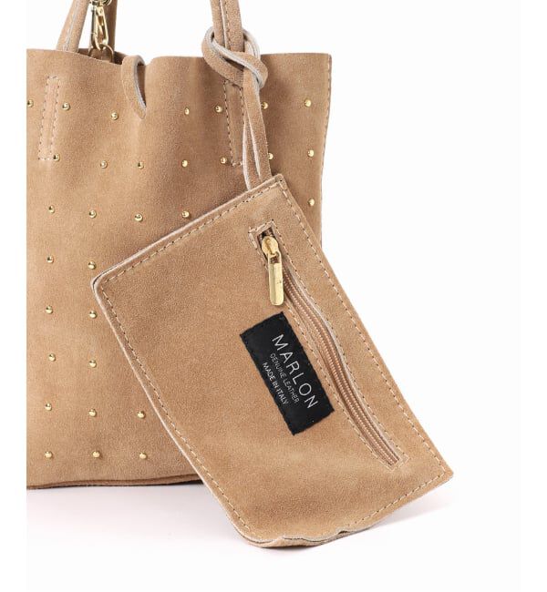 JOURNAL STANDARD relume「《予約》【MARLON FIRENZE/マルロン】SHOPPER MINI STUDS SUEDE」|トートバッグ|