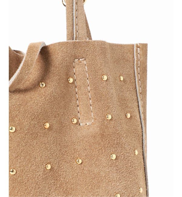 JOURNAL STANDARD relume「《予約》【MARLON FIRENZE/マルロン】SHOPPER MINI STUDS SUEDE」|トートバッグ|