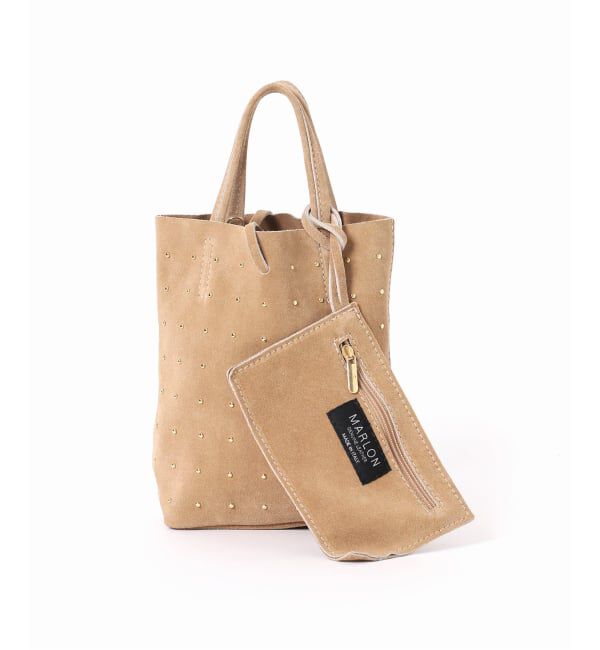 JOURNAL STANDARD relume「《予約》【MARLON FIRENZE/マルロン】SHOPPER MINI STUDS SUEDE」|トートバッグ|