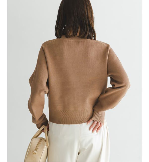 NOBLE「ダブル編みショートカーデ」|カーディガン|