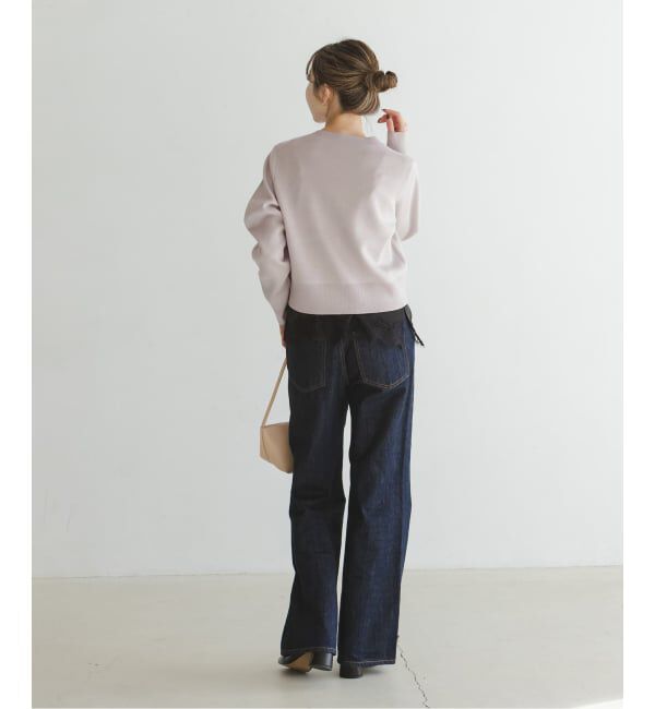 NOBLE「ダブル編みショートカーデ」|カーディガン|