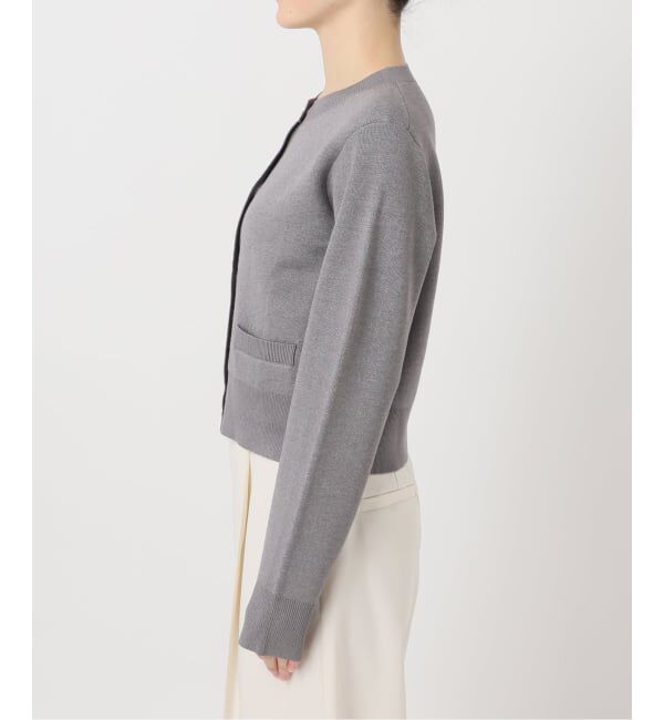 NOBLE「ダブル編みショートカーデ」|カーディガン|